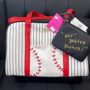 Luv by Betsey Johnson weekend baseball bag